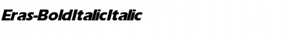 Download Eras-Bold Italic Italic Font Title Preview