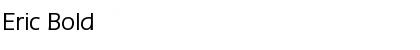 Download Eric Bold Font Title Preview