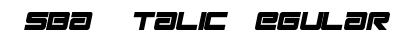 Download Esba - Italic Regular Font Title Preview