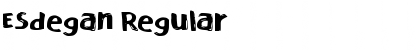 Download Esdegan Regular Font Title Preview