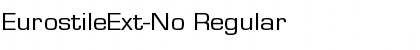 Download EurostileExt-No Regular Font Title Preview