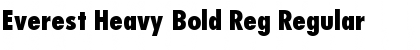 Download Everest Heavy Bold Reg Regular Font Title Preview