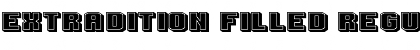 Download Extradition Filled Regular Font Title Preview
