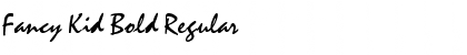Download Fancy Kid Bold Regular Font Title Preview