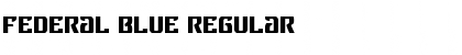Download Federal Blue Regular Font Title Preview