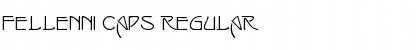 Download Fellenni Caps Regular Font Title Preview