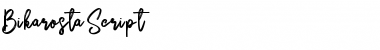Download Bikarosta Script Font Title Preview