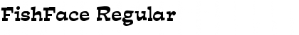 Download FishFace Regular Font Title Preview