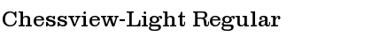 Download Chessview-Light Regular Font Title Preview