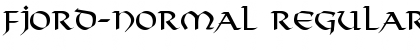 Download Fjord-Normal Regular Font Title Preview