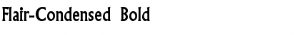 Download Flair-Condensed Bold Font Title Preview