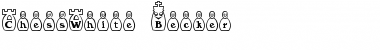 Download ChessWhite Becker Normal Font Title Preview