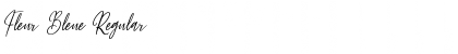 Download Fleur Bleue Regular Font Title Preview