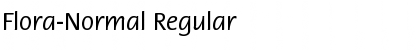 Download Flora-Normal Regular Font Title Preview