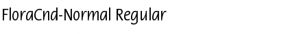 Download FloraCnd-Normal Regular Font Title Preview