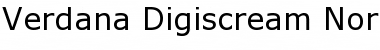 Download Verdana Digiscream Normal Font Title Preview