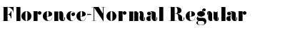 Download Florence-Normal Regular Font Title Preview