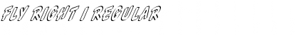 Download Fly Right I Regular Font Title Preview