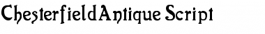 Download Chesterfield Normal Font Title Preview