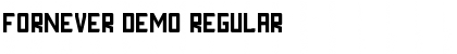 Download FORNEVER DEMO Regular Font Title Preview