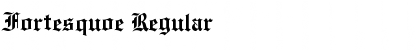 Download Fortesquoe Regular Font Title Preview