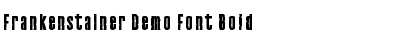 Download Frankenstainer Demo Font Bold Font Title Preview