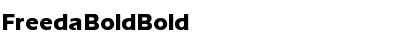 Download Freeda  Bold Bold Font Title Preview