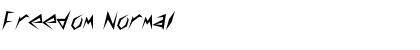 Download Freedom Normal Font Title Preview