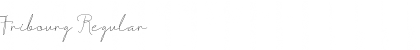 Download Fribourg Regular Font Title Preview