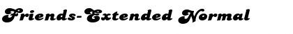 Download Friends-Extended Normal Font Title Preview