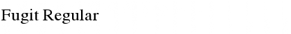 Download Fugit Regular Font Title Preview