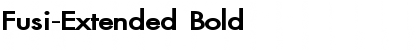 Download Fusi-Extended Bold Font Title Preview