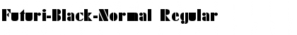 Download Futuri-Black-Normal Regular Font Title Preview