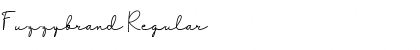 Download Fuzzybrand Regular Font Title Preview