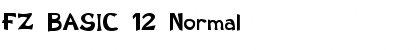 Download FZ BASIC 12 Normal Font Title Preview