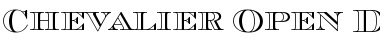 Download Chevalier Open DC D Regular Font Title Preview