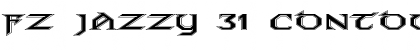 Download FZ JAZZY 31 CONTOUR EX Normal Font Title Preview