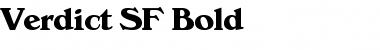Download Verdict SF Bold Font Title Preview