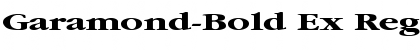 Download Garamond-Bold Ex Regular Font