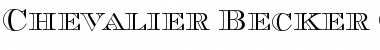 Download Chevalier Becker Open Caps Regular Font Title Preview