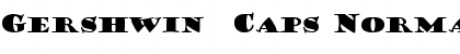 Download Gershwin  Caps Normal Font Title Preview