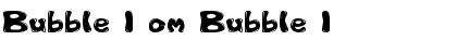 Download Bubble 1 om Bubble 1 Font Title Preview