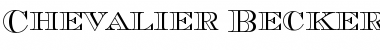 Download Chevalier Becker Open Discaps Regular Font Title Preview