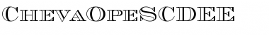Download ChevaOpeSCDEE Regular Font Title Preview