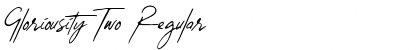 Download Gloriousity Two Regular Font Title Preview