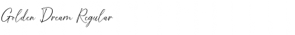 Download Golden Dream Regular Font Title Preview
