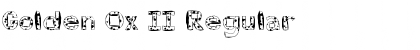 Download Golden Ox II Regular Font Title Preview