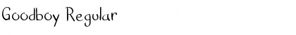 Download Goodboy Regular Font Title Preview