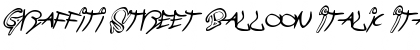 Download Graffiti Street Balloon Italic Italic Font Title Preview