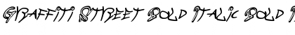 Download Graffiti Street Bold Italic Bold Italic Font Title Preview